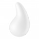 Вибратор для наружной стимуляции Satisfyer Dew Drop White, 2 мотора, 12 режимов, мягкий корпус