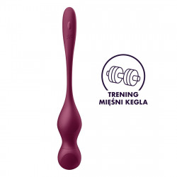 Смарт-вагінальні кульки з вібрацією Satisfyer Love Birds Vary Connect App, змінювана маса, пульт ДК