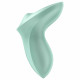 Вибратор для клитора с жемчужной стимуляцией Satisfyer Exciterrr Mint, 2 независимых мотора