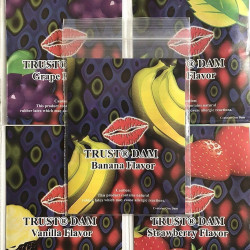 Набір латексних серветок Latex Dental Dams Assorted 100 шт