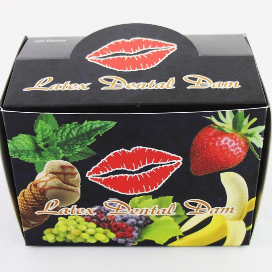 Набор латексных салфеток Latex Dental Dams Assorted 100 шт