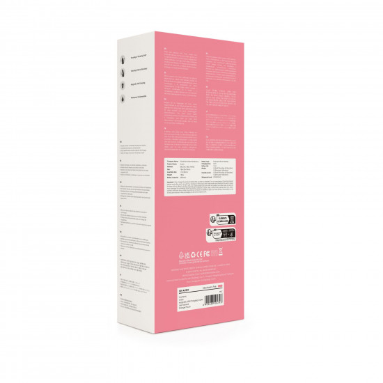 Вібратор-кролик Svakom Avery Strawberry Pink зі стовбуром, що рухається, рух вперед-назад