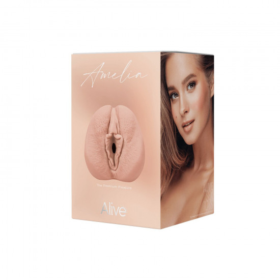 Мастурбатор-вагіна Alive Amelia Super Realistic Masturbator S Flesh, реалістичний канал