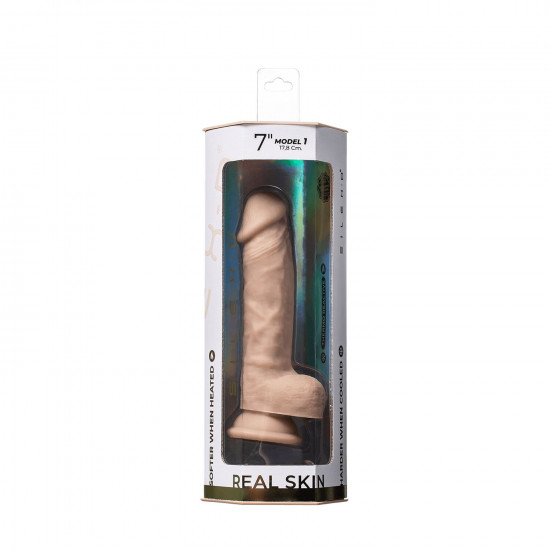 Фалоімітатор SilexD Johnny Real Skin Flesh MODEL 1, суперреалістичний, на присосці, діаметр 3,8 см