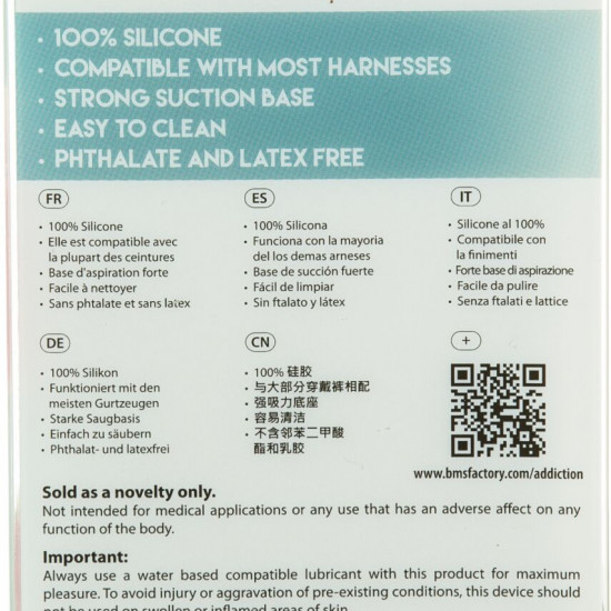 Фаллоимитатор на присоске Cocktails by Addiction – Peach Bellini