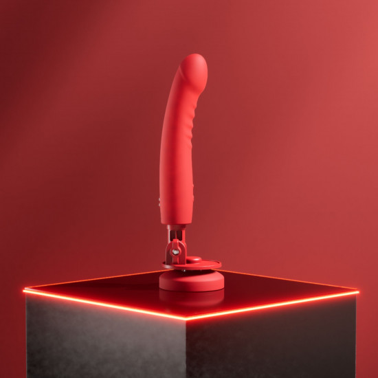 Смарт-міні секс-машина Lovense Mission 2 Vibrating suction cup dildo, 6500 вібрацій/хв, Touch Sense