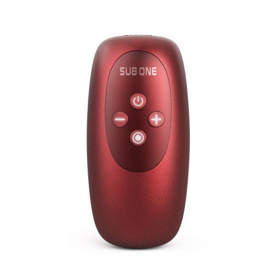 Мастурбатор з вібрацією Manwan SUB.ONE Velvet Red
