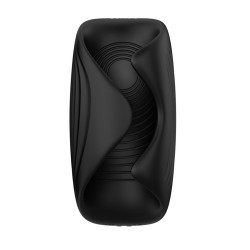 Мастурбатор з вірацією Manwan SUB.ONE Infinite Black