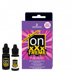 Збуджувальні краплі для клітора Sensuva On xXxTREME Arousal Oil (5 мл) with Antidote (5 мл) + антидот