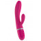 Вібратор-кролик Liebe Bend It Plus Cerise, гнучкий, 2 мотори, 10 режимів