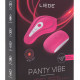 Вібратор у трусики Liebe Panty Vibe Recargable Cerise, нагрів до 39 °C, пульт, трусики S-M в комплекті