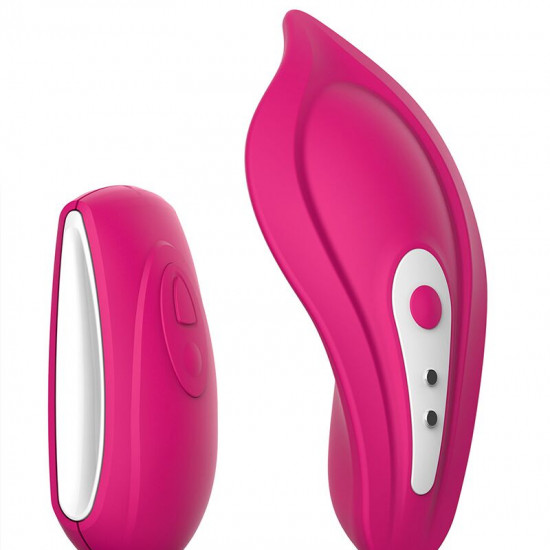 Вібратор у трусики Liebe Panty Vibe Recargable Cerise, нагрів до 39 °C, пульт, трусики S-M в комплекті