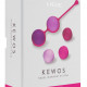 Вагінальні кульки Liebe Kewos — Cerise/Candy Violet, 5 кульок у комплекті, 15, 25, 35, 45 та 55 г