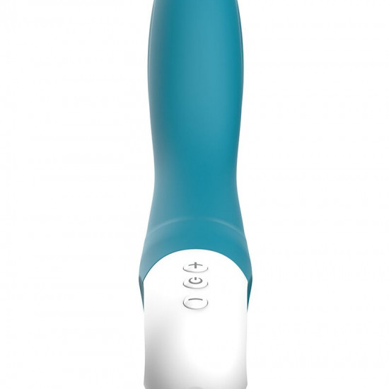 Вібратор точки G Liebe Bend It Rechargeable Ocean Blue, 10 режимів, дуже потужний, гнучкий стовбур