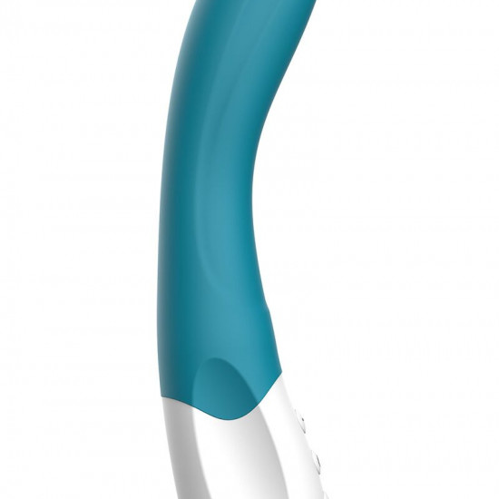 Вібратор точки G Liebe Bend It Rechargeable Ocean Blue, 10 режимів, дуже потужний, гнучкий стовбур