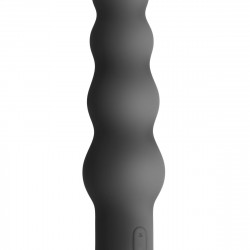 Вібратор S Pleasures Bullets Obsidian, чорний, у вигляді ряду кульок, 10 режимів, діаметр 4 см