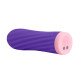 Віброкуля S Pleasures Bullets Twist & Shout Purple, фіолетова, ребриста поверхня, 10 режимів