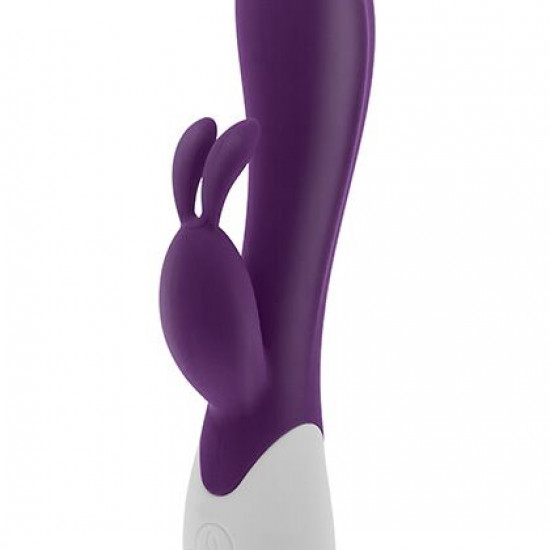 Вібратор-кролик S Pleasures Premium Corabi Rabbit, фіолетовий, вушка для клітора, 16 режимів, нагрів