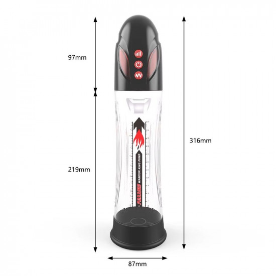 Автоматична гідропомпа 2в1 (вода/повітря) Water Bath, 2 режими, індикація рівня вакууму