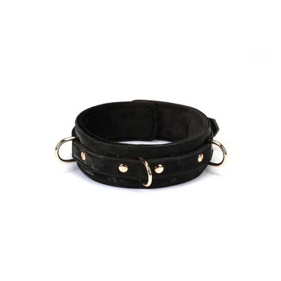 Нашийник з повідцем Liebe Seele Boudoir Amor Collar with Leash Black