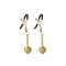 Затискачі для сосків Liebe Seele Solid Heart Nipple Clamps Gold