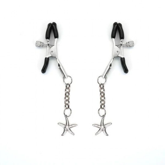 Затискачі для сосків Liebe Seele Starfish Nipple Clamps Silver