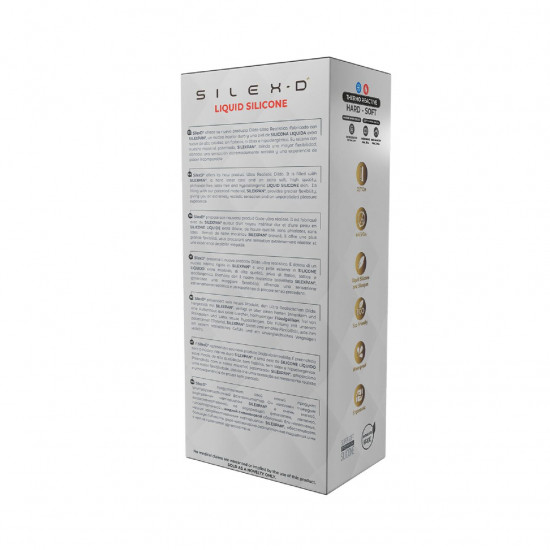 Фалоімітатор SilexD Oscar Flesh (MODEL 2 size 9in) Liquid Silicone, підходить для торса Apollo S і L