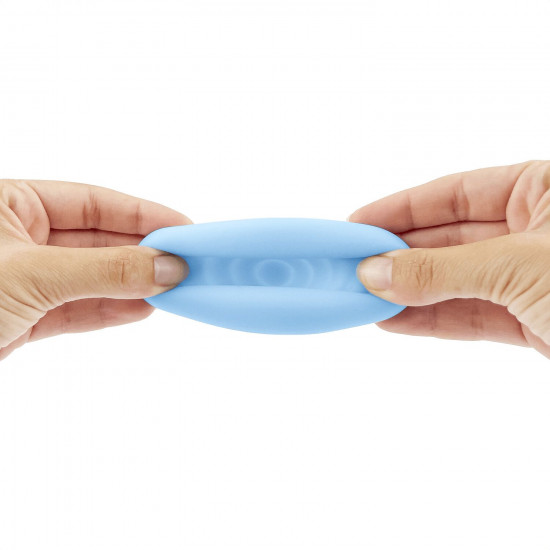 Мастурбатор-яйце Wooomy Wigggler Mini Masturbator, дуже ніжний, пробник лубриканту Amorean 1 мл