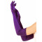 Довгі атласні рукавички Leg Avenue Extra Long Satin Gloves, One Size, фіолетові
