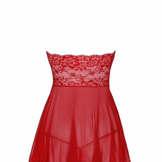 Бебі-дол Kissable Sexy Kiss Babydoll Red L/XL