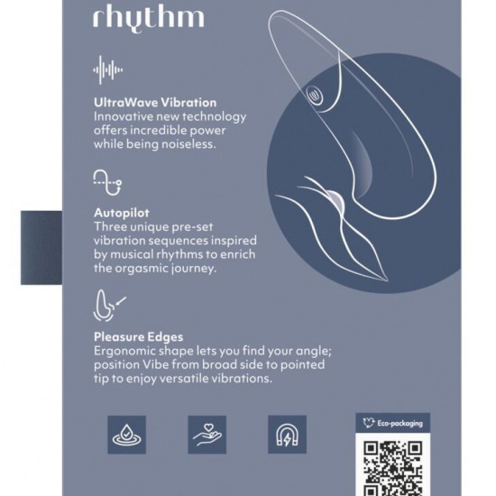 Мінівібратор Womanizer Vibe Dark Blue, 3 авторежими + 10 рівнів інтенсивності