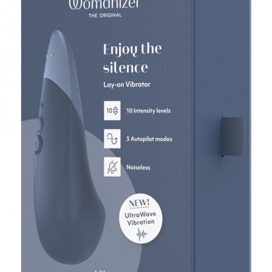 Мінівібратор Womanizer Vibe Dark Blue, 3 авторежими + 10 рівнів інтенсивності
