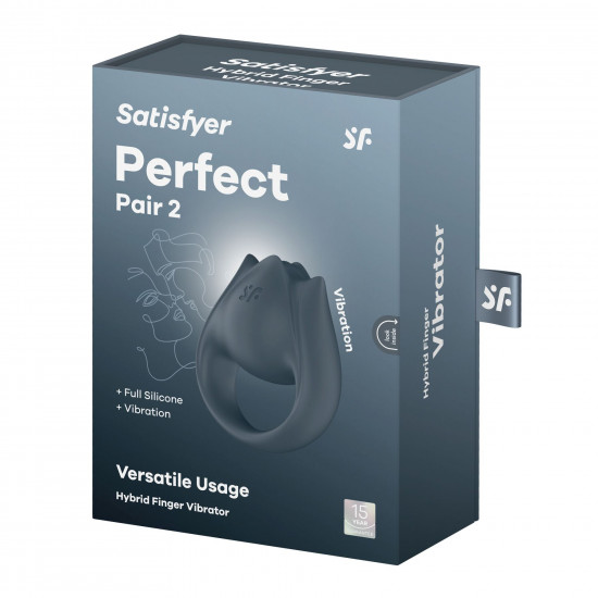 Вібратор на палець та ерекційне кільце 2в1 Satisfyer Perfect Pair 2