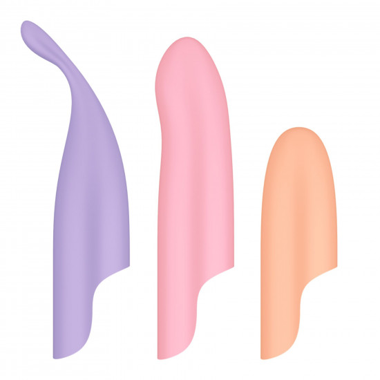 Набір 4-в-1 Satisfyer Playful Four, вібратор та 4 насадки, 12 режимів