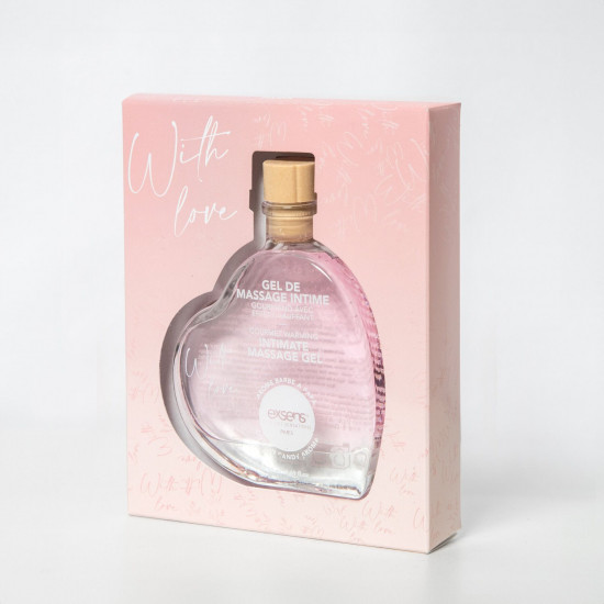 Масажний гель EXSENS With Love Cotton Candy 50 мл, розігрівальний, без цукру, їстівний
