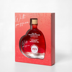 Масажний гель EXSENS With Passion Candy Apple 50 мл, розігрівальний, без цукру, їстівний