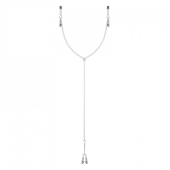 Затискачі для сосків та клітора Bedroom Fantasies: Nipple and Clitoris Clamps - Silver