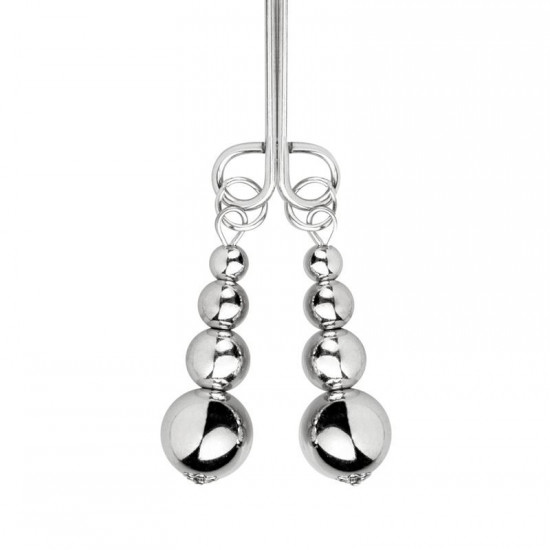 Затискачі для сосків та клітора Bedroom Fantasies: Nipple and Clitoris Clamps - Silver