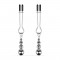 Затискачі для сосків Bedroom Fantasies: Nipple Clamps with Beaded Chain - Silver