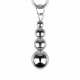 Затискачі для сосків Bedroom Fantasies: Nipple Clamps with Beaded Chain - Silver