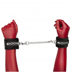 Наручники Punishment - Crystal Detail Handcuffs - Black