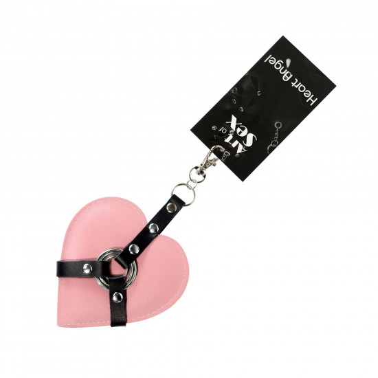 Брелок на карабіні для ключів Art of Heart Angel, Рожевий