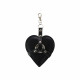 Брелок на карабіні для ключів Art of Heart Angel, Чорний