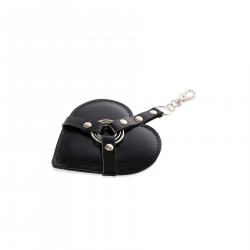 Брелок на карабіні для ключів Art of Heart Angel, Чорний