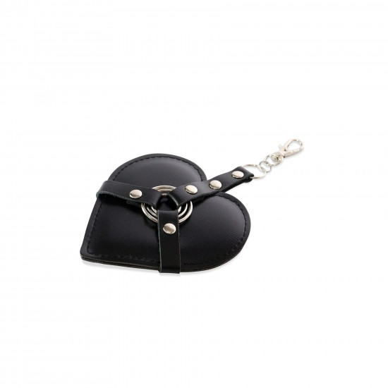 Брелок на карабіні для ключів Art of Heart Angel, Чорний