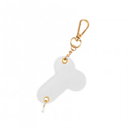 Брелок на карабіні для ключів Art of Fhallus, Білий