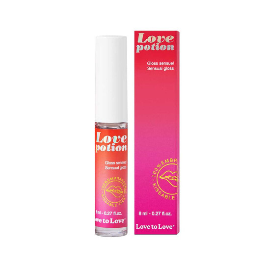 Стимулювальний блиск для губ Love To Love Love Potion - Gloss Sensuel 8 мл