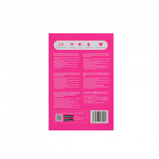 Смарт-віброяйце Lovense Lush 4, дуже потужне, швидке заряджання, LED-підсвічування