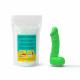 Крафтове мило-член з присоскою Чистий Кайф LARGE Green, натуральне
