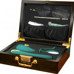 Набір Knight Jenay Pandora Box: вакуумний вібратор, вібратор з камерою, віброяйце, лоскітка, стрічка